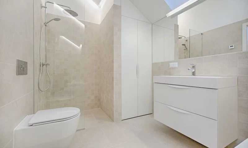 Accessible bathroom renovation layout
